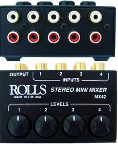 mini mengtafel verhuur keyboard mixer in line rolls sub mixer cinch tulp rood wit aalst mixer mixing console rent