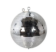Showtec discobol discobal spiegelbol spiegelbal 30 cm verhuur inclusief pinspot en motor